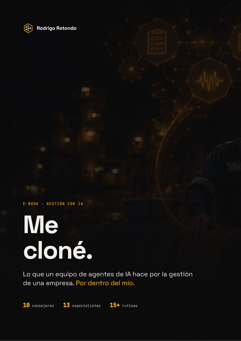 Portada del e-book Me cloné, de Rodrigo Rotondo